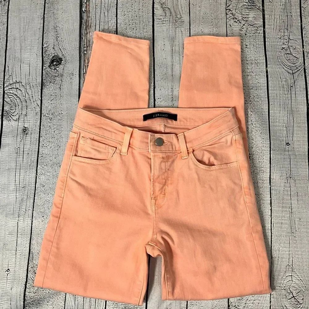 J BRAND Salmon Colored Skinny Jeans